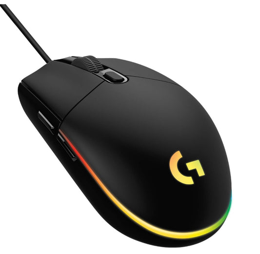 Logitech G102 Mouse USB Wired Gaming Mouse 8000 DPI Rainbow Optical Effect Screen For PC/Mac Computer and Laptop